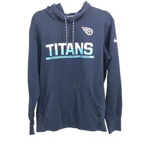 Nike NFL Tennessee Titans Blue Hoodie Pullover Sweatshirt Size M